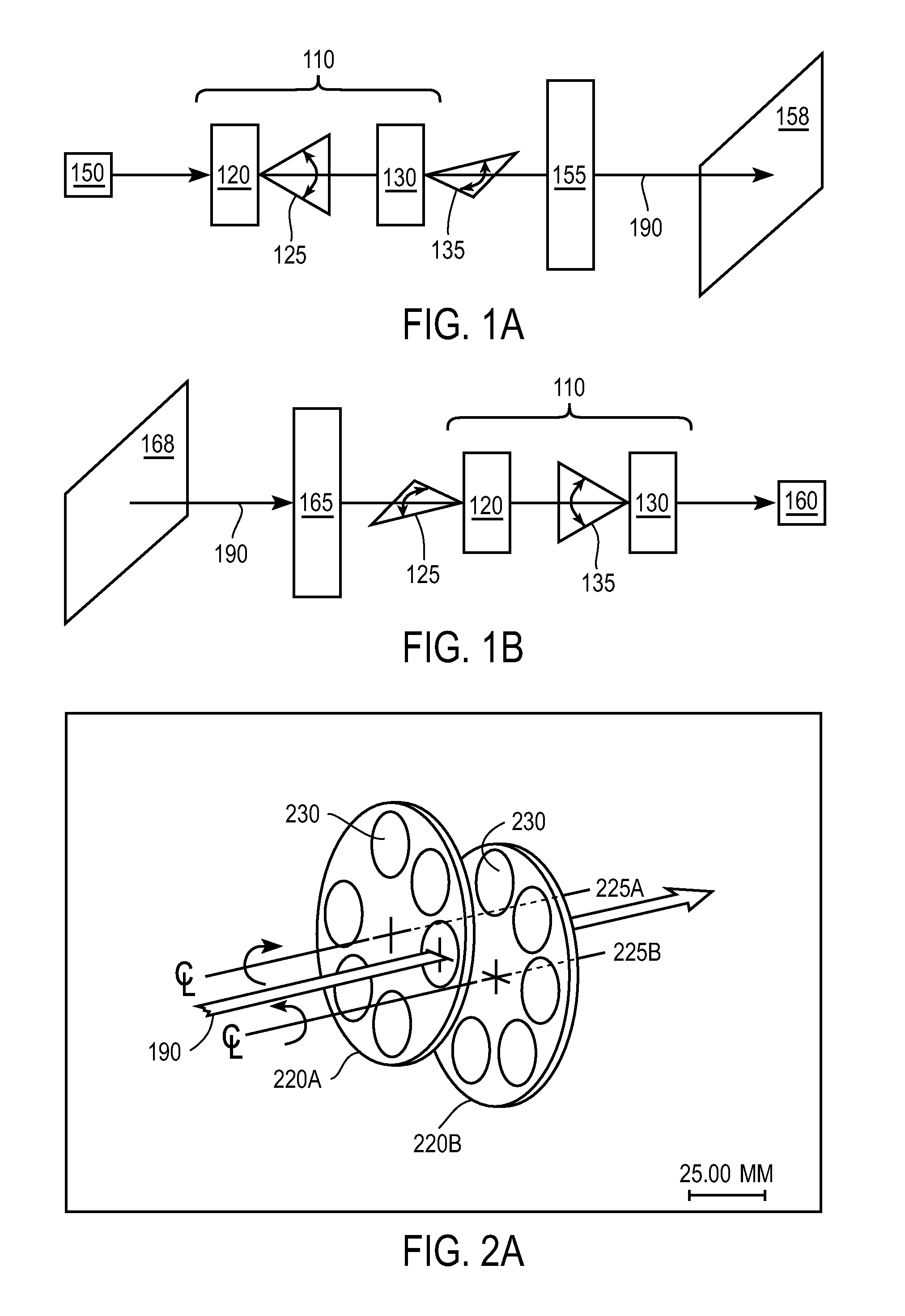 Two-dimensional optical scan system using a counter-rotating disk scanner