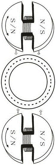 Bilaterally controlled pole-changing motor system