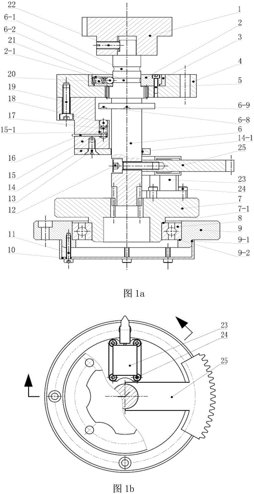 Mechanical and electromagnetic locking conversion device for direction frame of two-axis stable tracking platform
