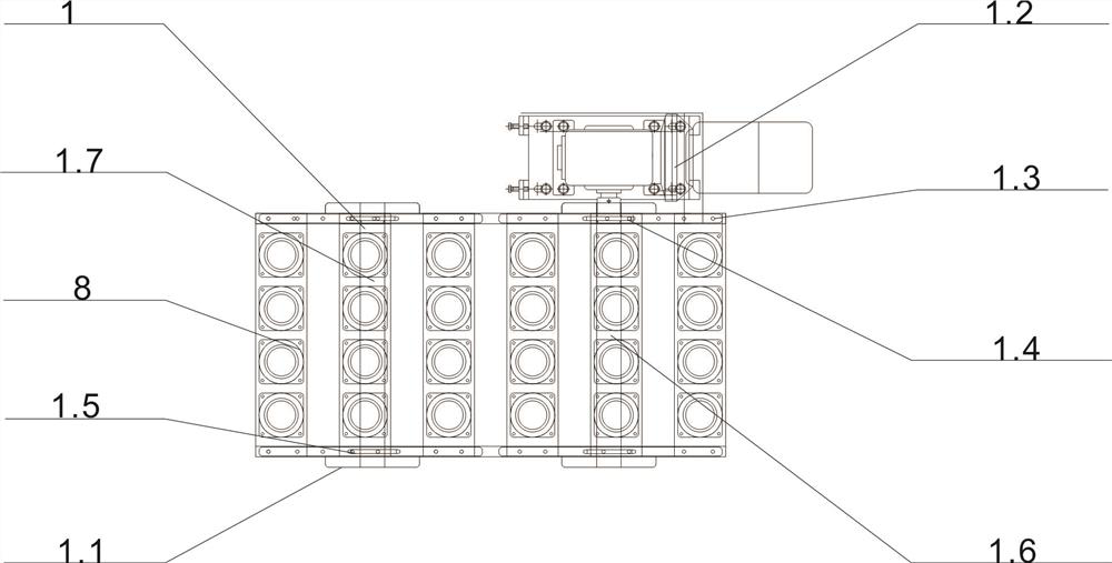 Automatic coating production line for splined hub nylon layer