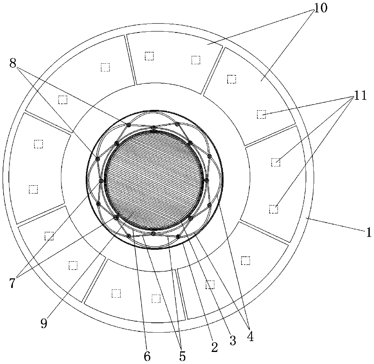 An energy-saving and environment-friendly self-generated power supply pier anti-collision protection device