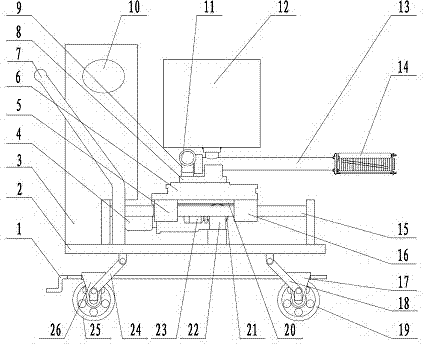 Automatic slag feeding machine for continuous casting crystallizer