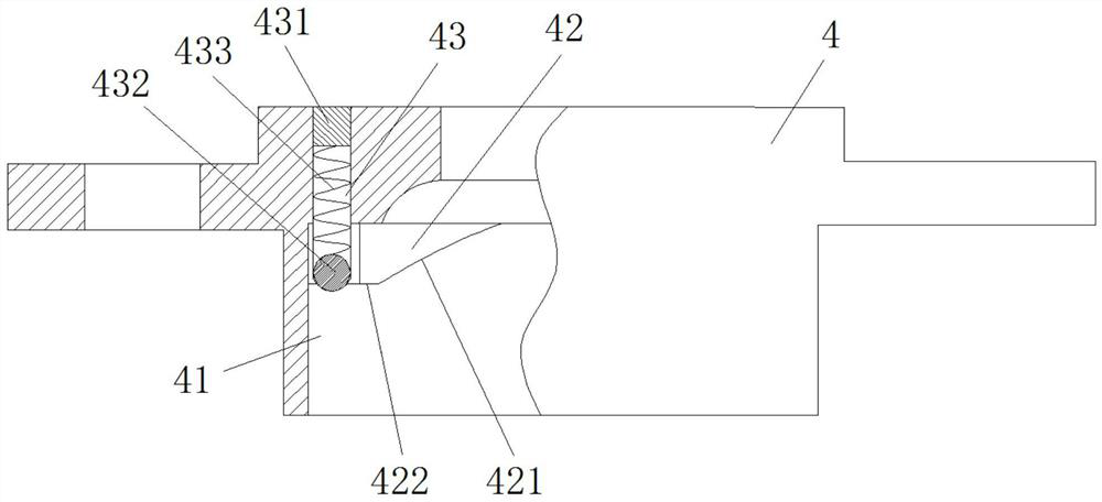 Three-way valve with pin shaft driving