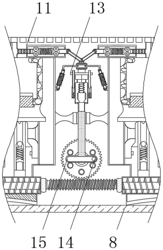 Adjustable hemming device special for office tables and chairs