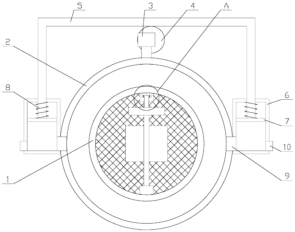 Hush pipe with impurity removal function and good noise reduction effect