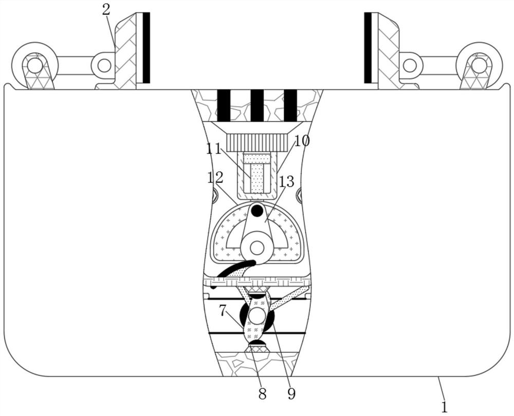 Stamping auxiliary device used for machining, better in fixing effect and capable of facilitating separating