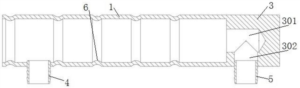 Semi-grouting sleeve without steel bar connecting threaded holes