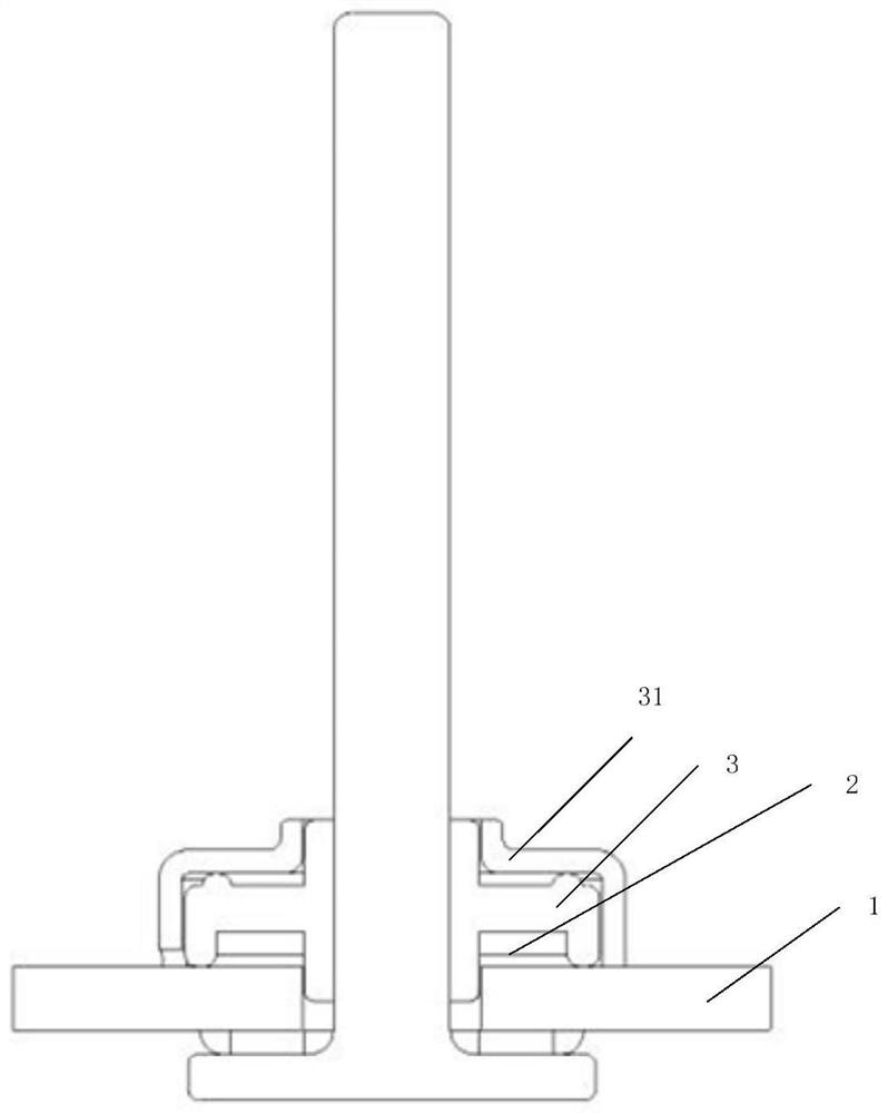 Magic cube, surface rotation sensor and axis structure thereof