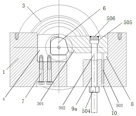 A translation push-pull hob tool system and tool changing method