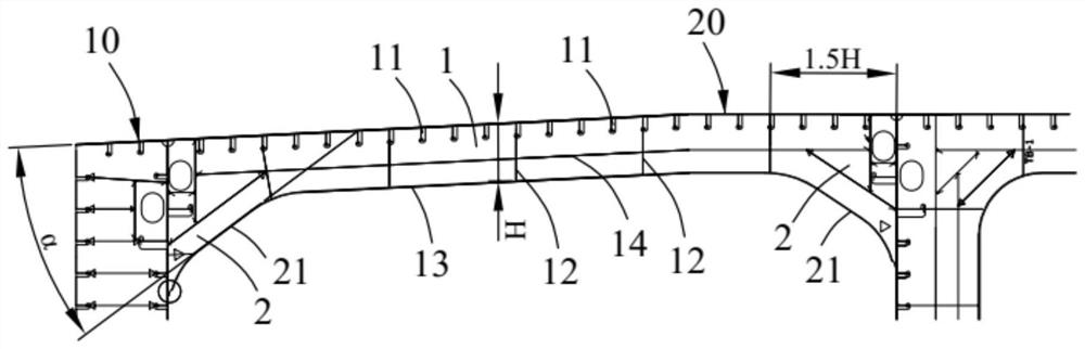 Structural strong frame, design method thereof and ship