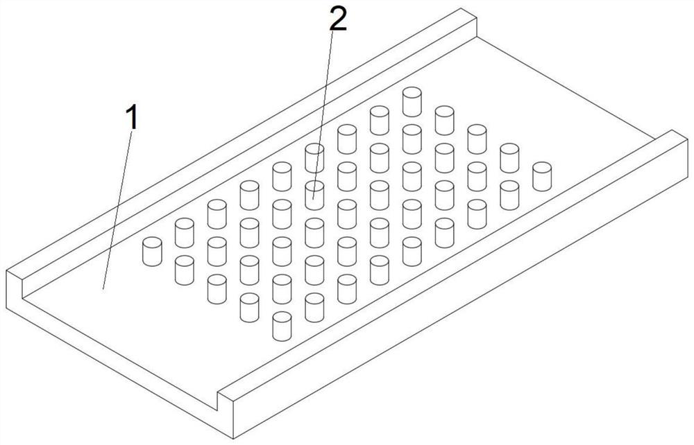 A micro-rib array heat dissipation device and method equipped with a synthetic jet actuator