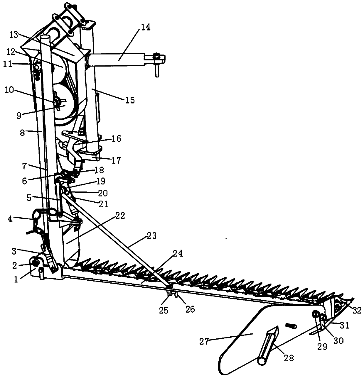 Shrub lawn trimming device for garden landscaping and using method thereof