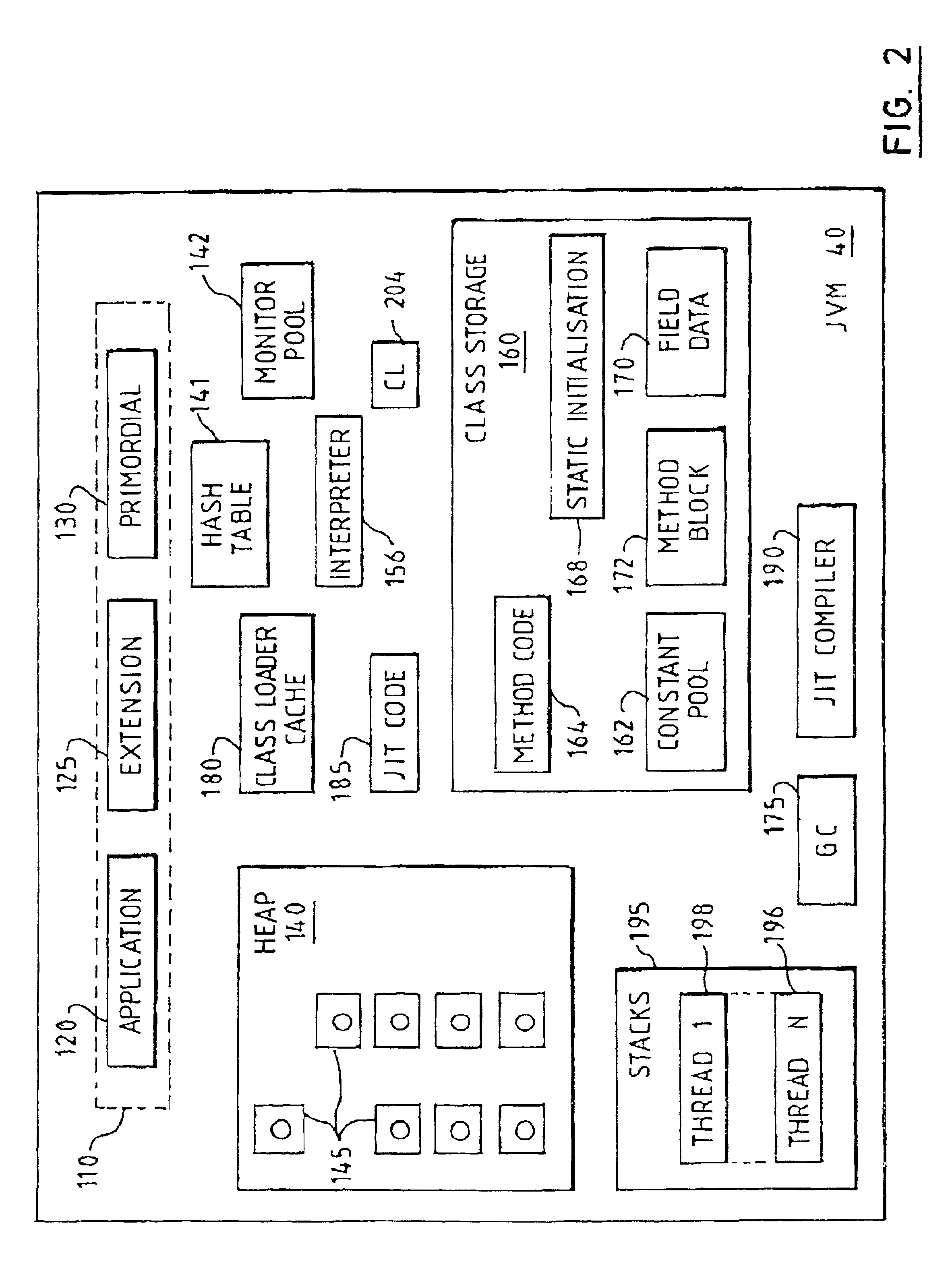 Computer system and method for constant pool operations