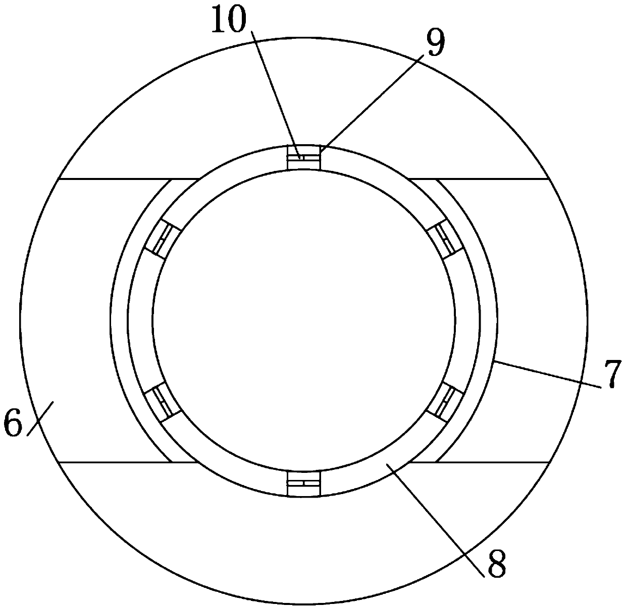 Incineration tail gas denitration device for industrial refuse treatment and using method thereof