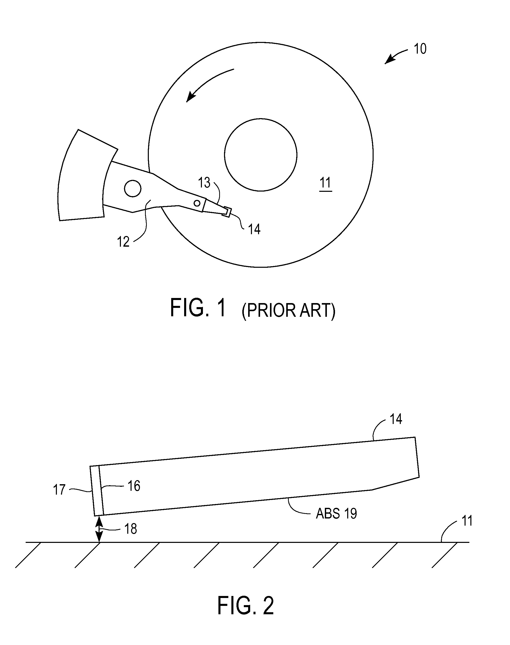 Perpendicular magnetic recording head with dynamic flying height heating element disposed below turns of a write coil