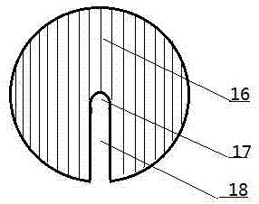 Adjustable pleural and peritoneal cavity puncture needle