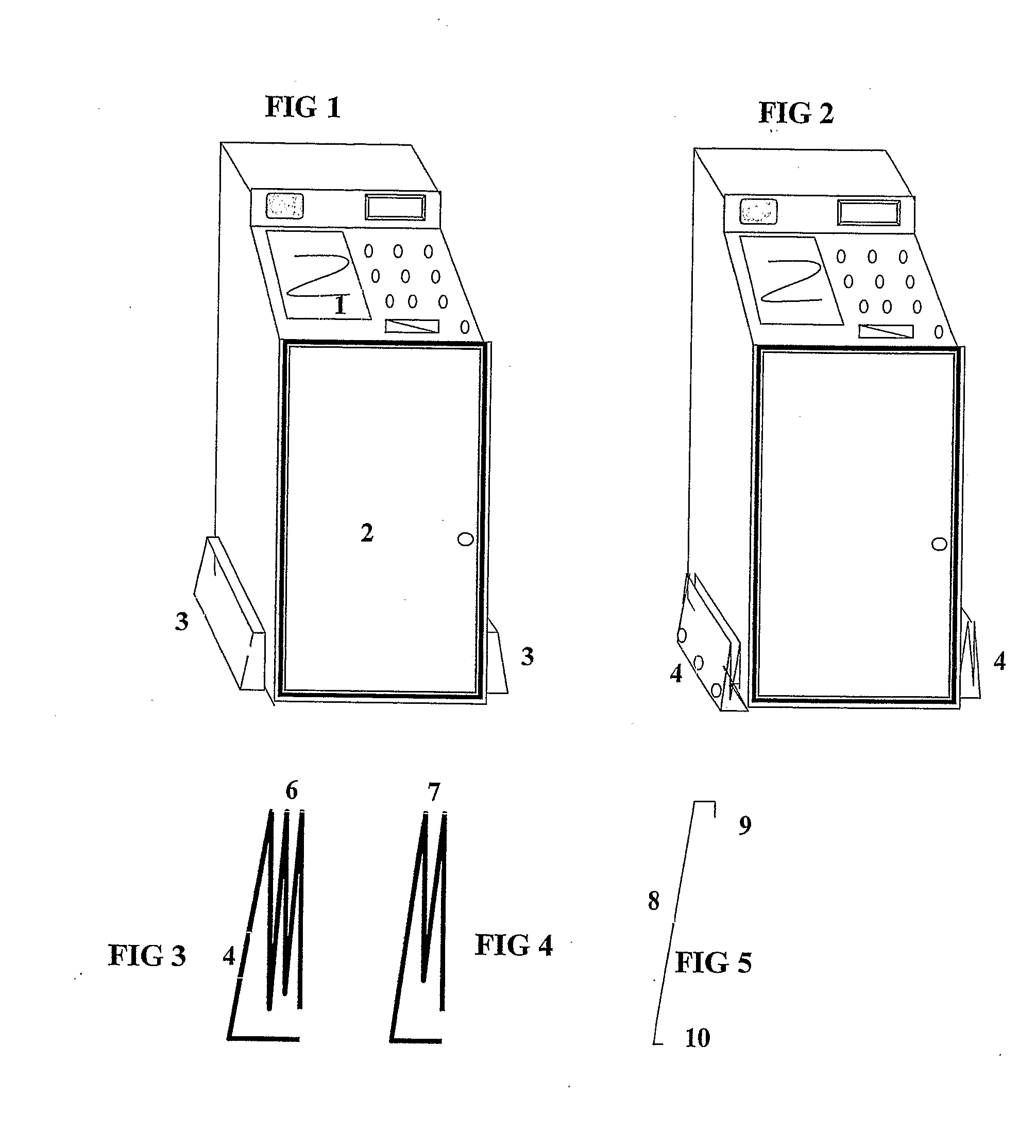 Assemblies and method for securing surface mounted articles to accommodate applied loads