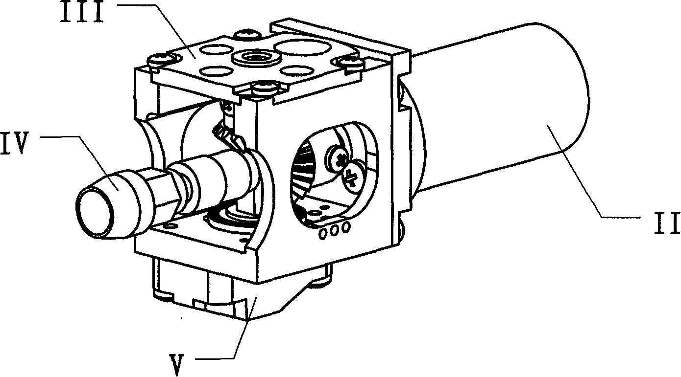 B-type ultrasound position feedback type mechanical fan probe apparatus