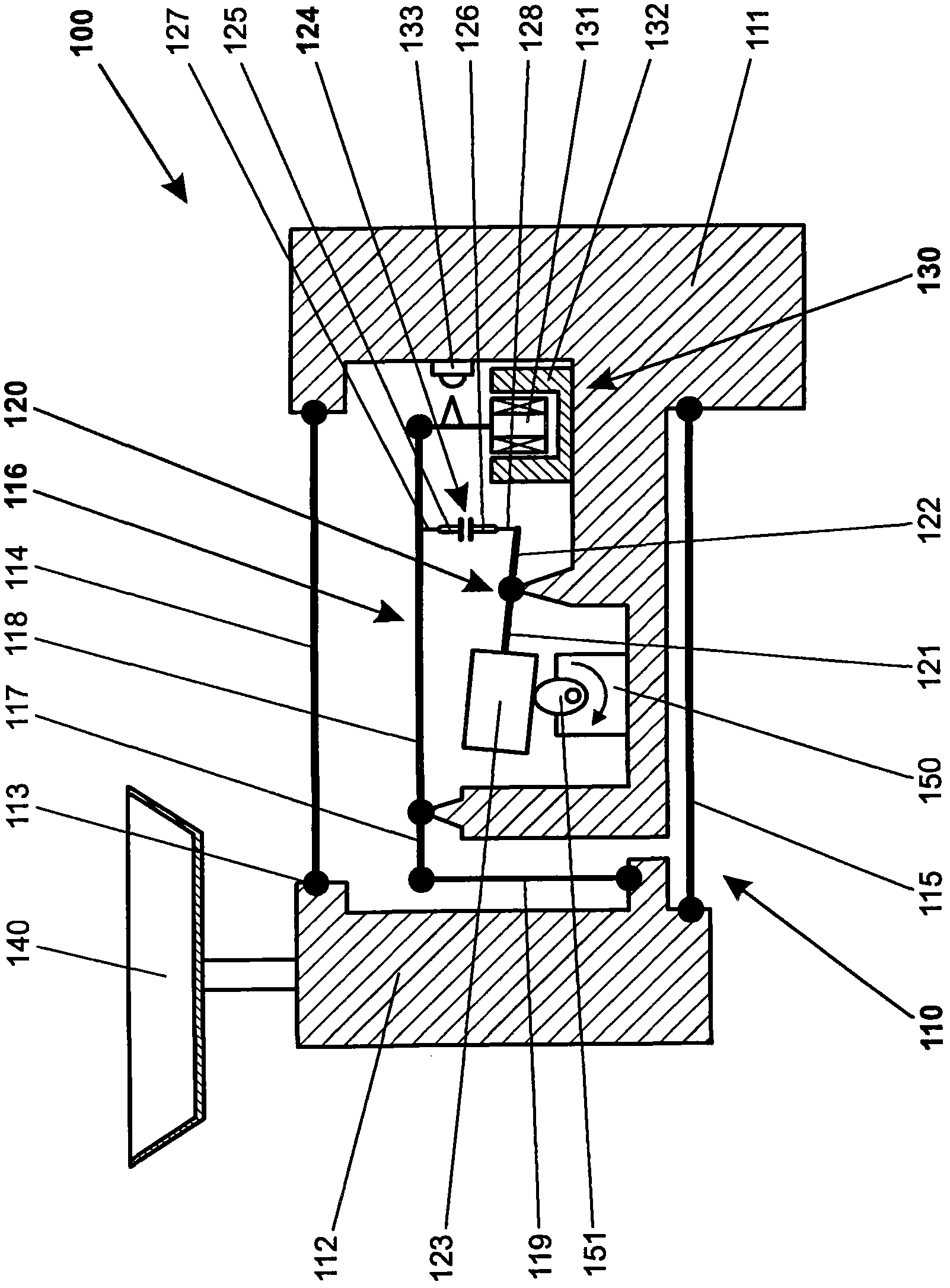 Force-transmitting device with a calibration weight that can be coupled and uncoupled
