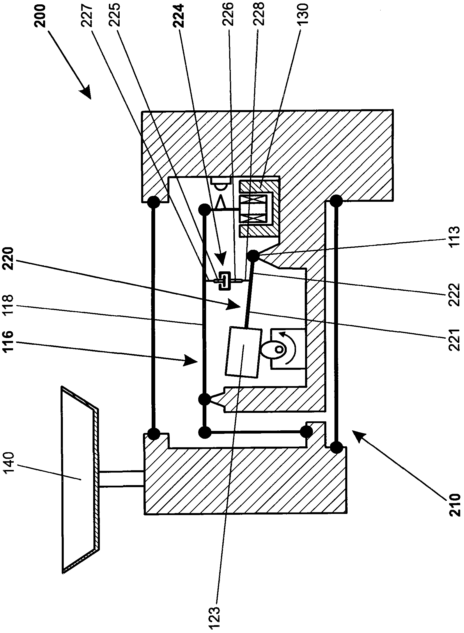 Force-transmitting device with a calibration weight that can be coupled and uncoupled