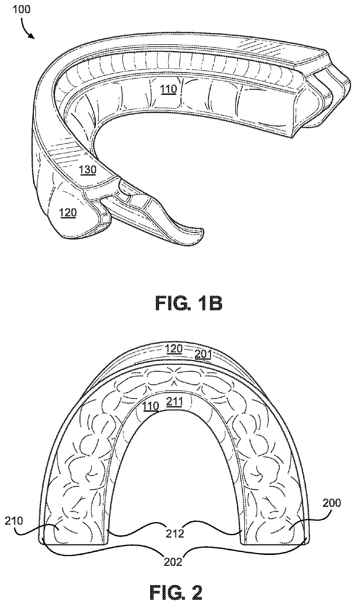 Single arch dental device and method of manufacture