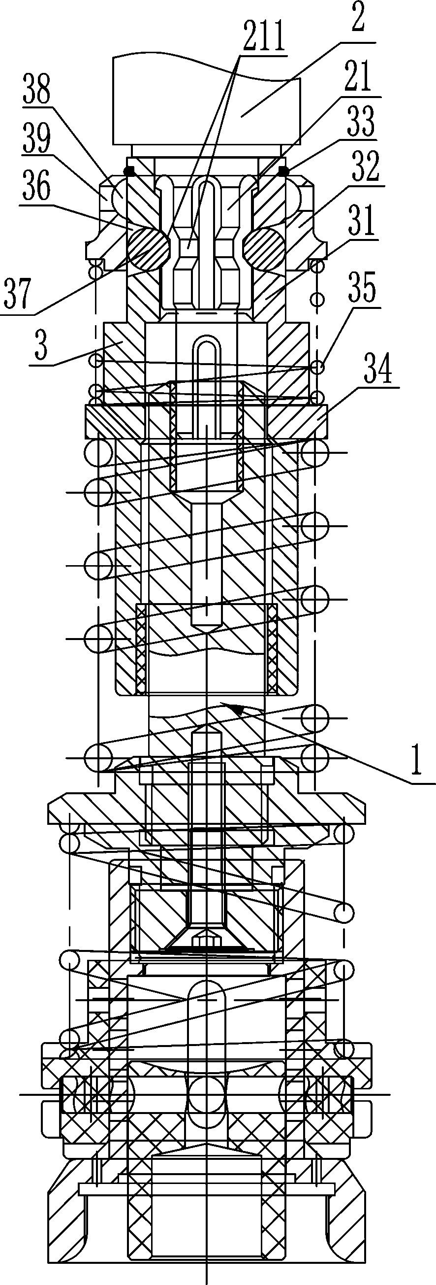 Capping head fast to disassemble and assemble