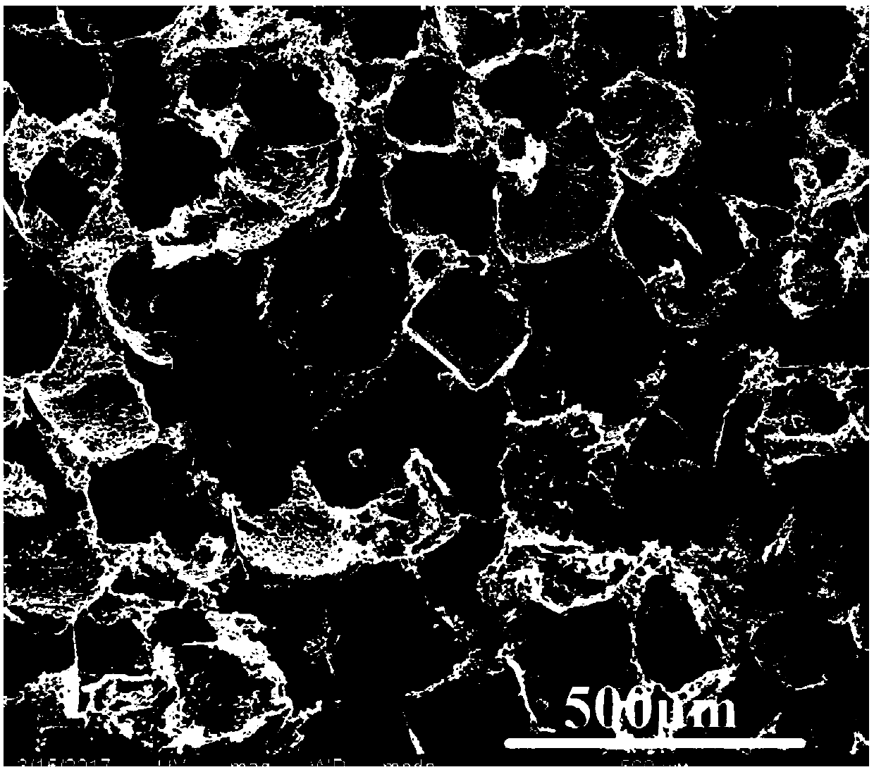 Porous polylactic acid material for scaffold for tissue engineering and preparation method thereof