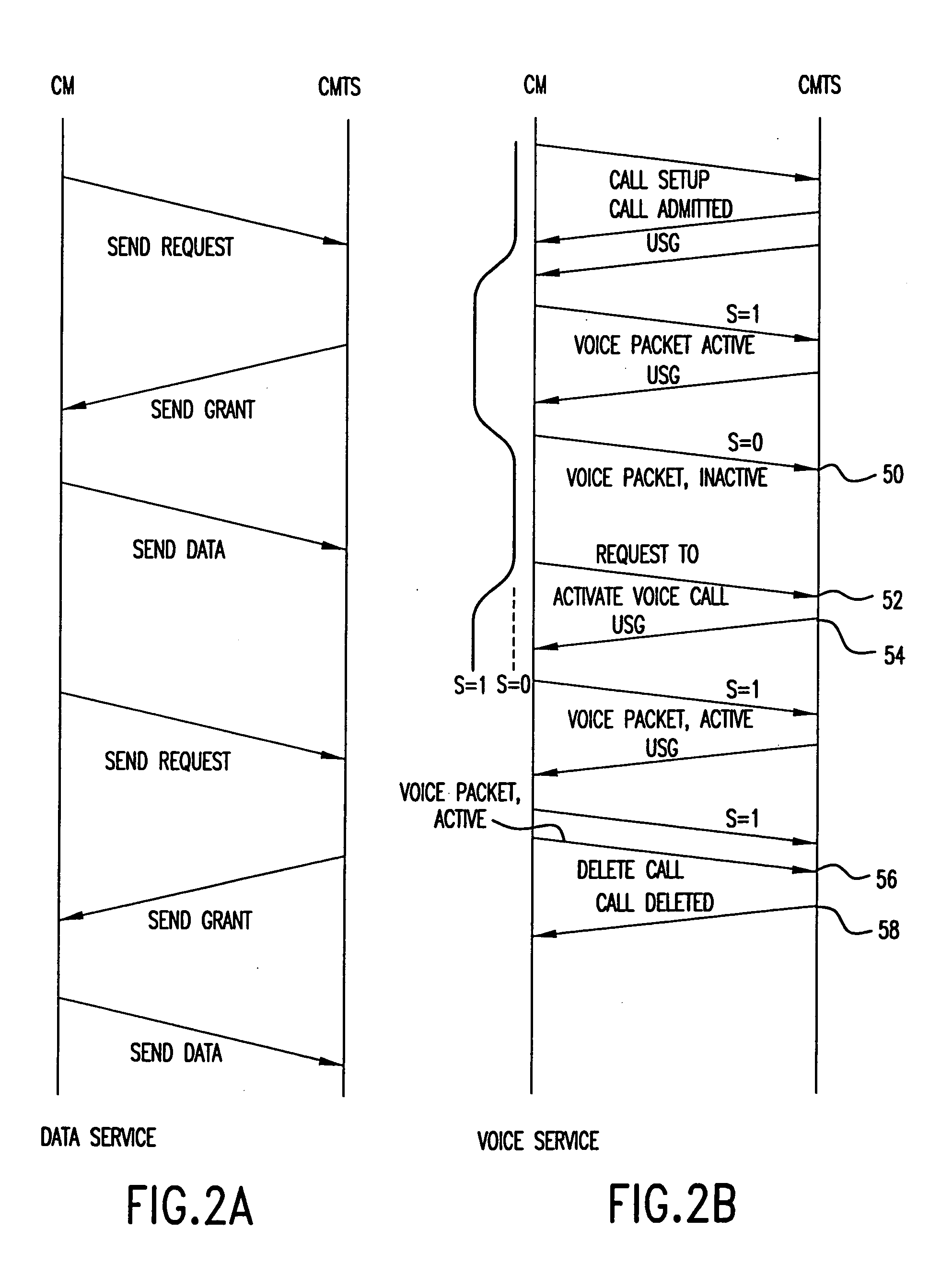 Voice architecture for transmission over a shared, contention based medium