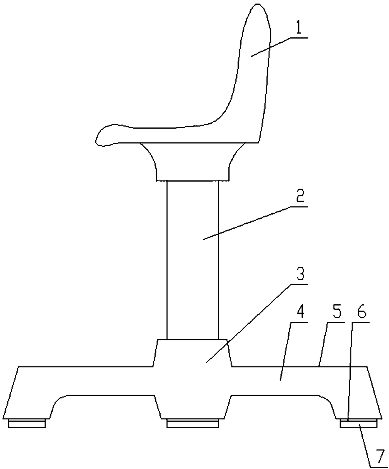 VR equipment supporting seat