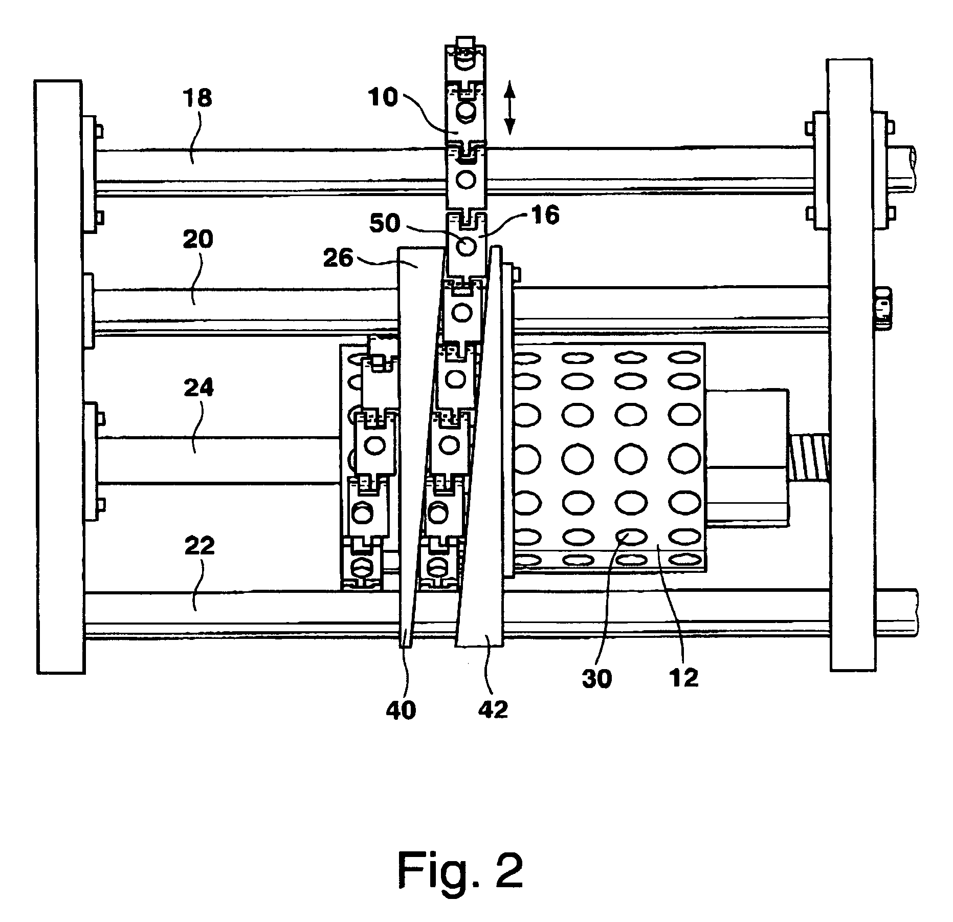 Method and device for storing a traction chain