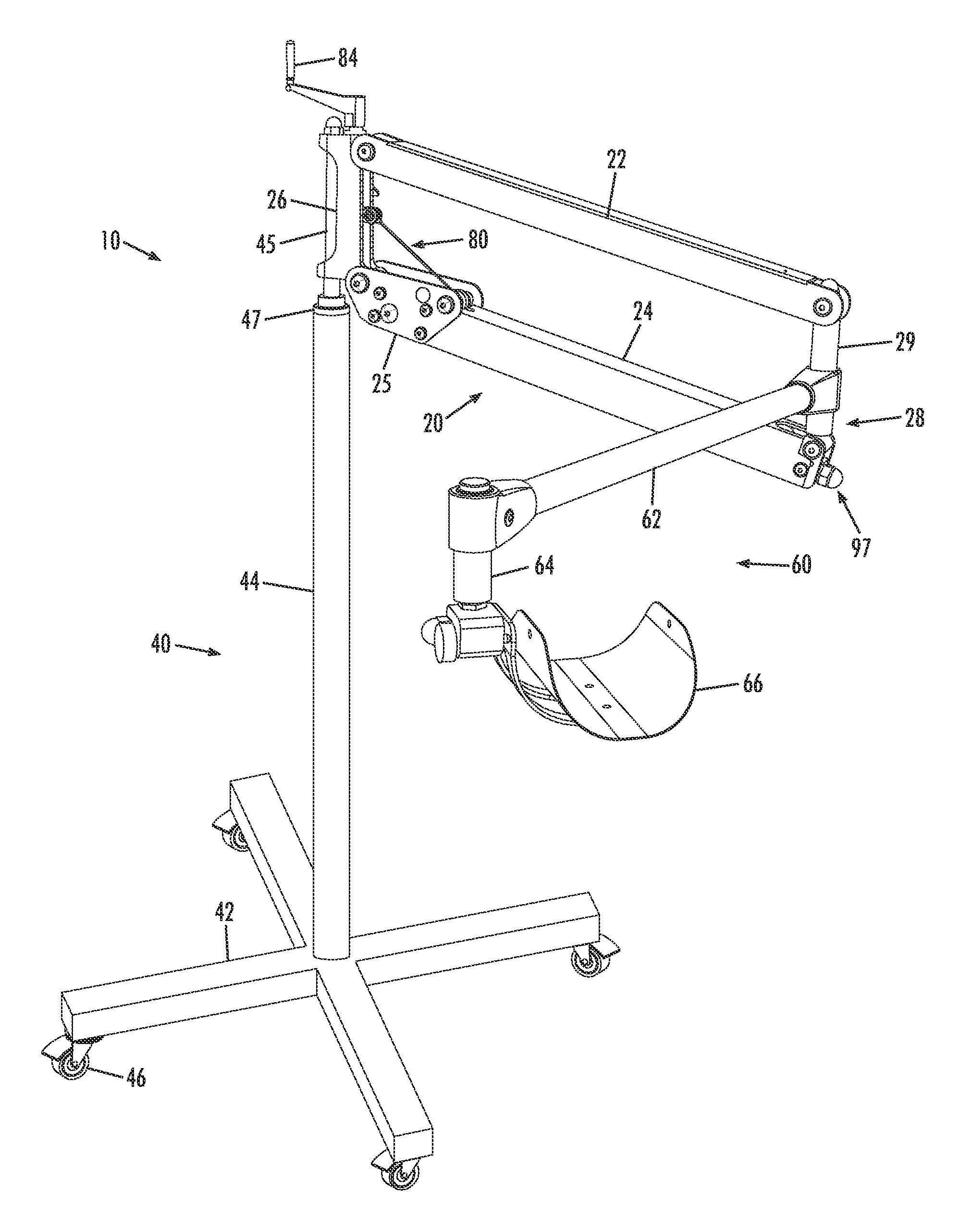 Mobile arm support