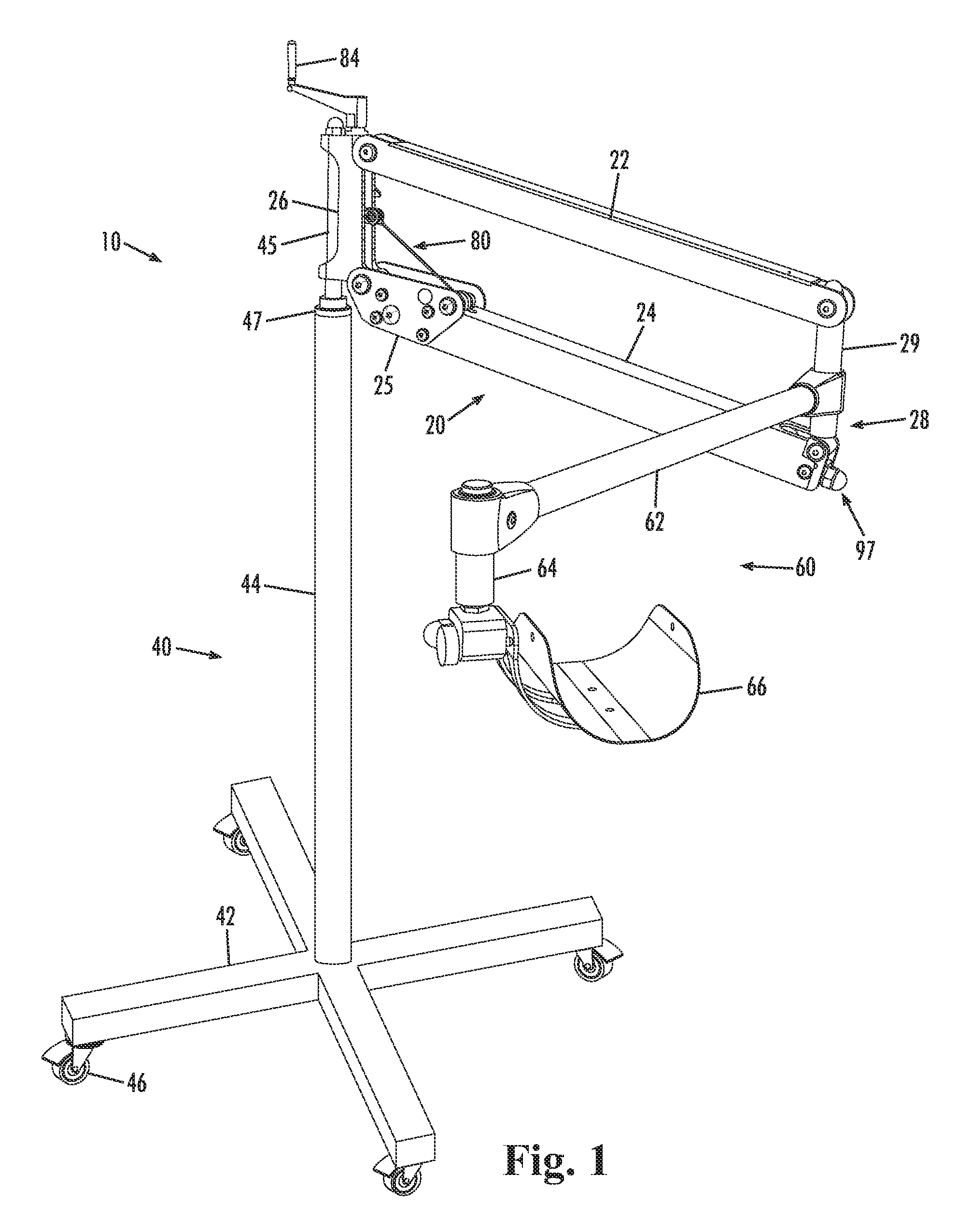 Mobile arm support