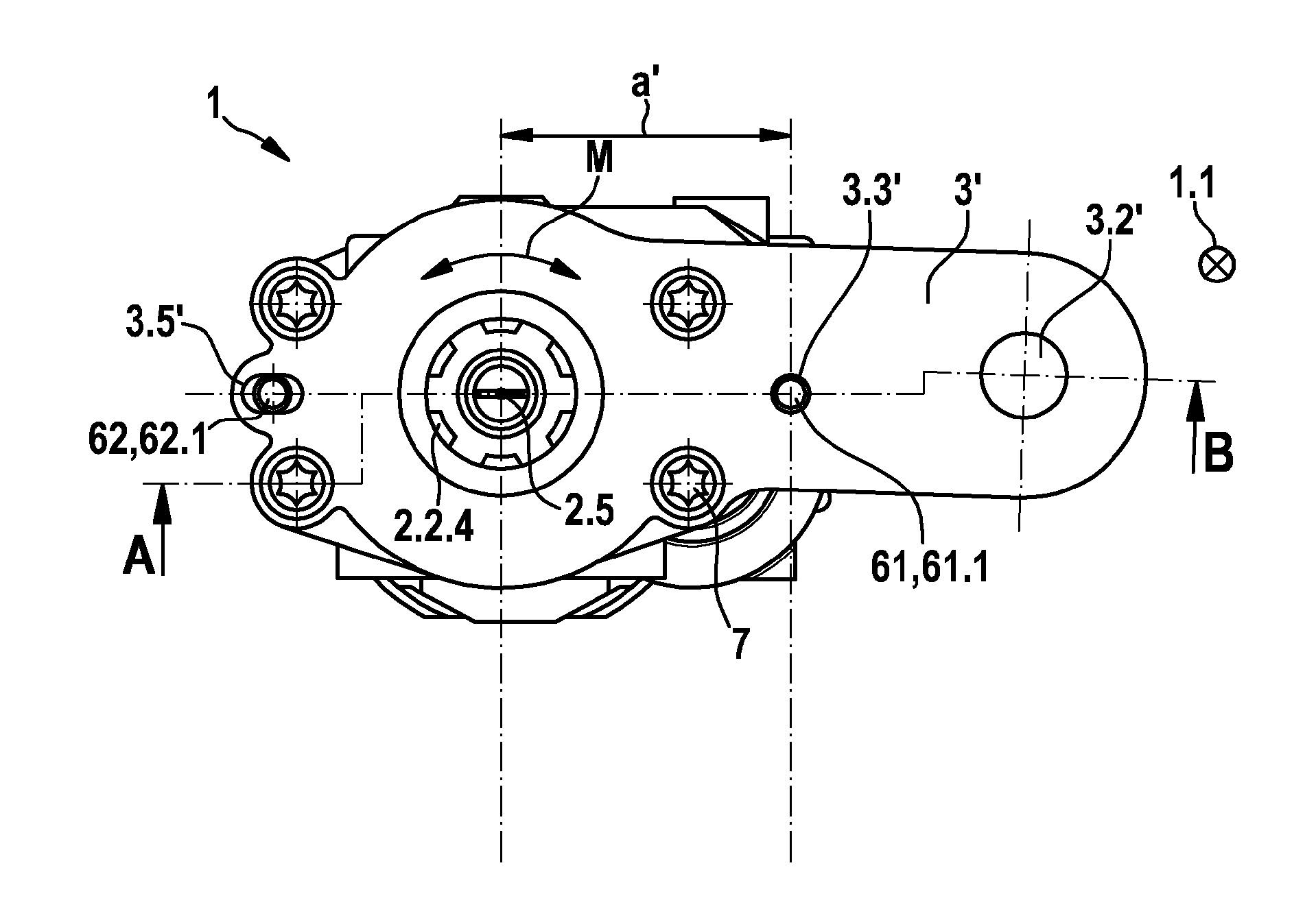 Adjustment drive for a vehicle, in particular tailgate drive