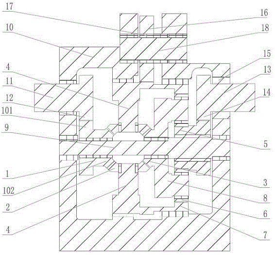 Double planetary gear train type continuously variable automatic transmission mechanism