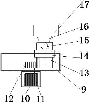 Supporting device for a monitor camera