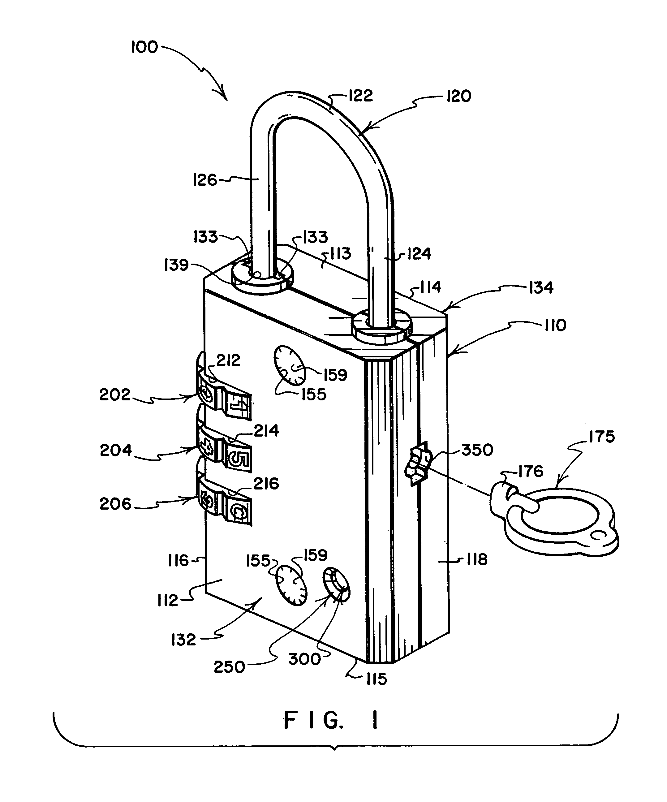 Combination and key operated padlock with indicator