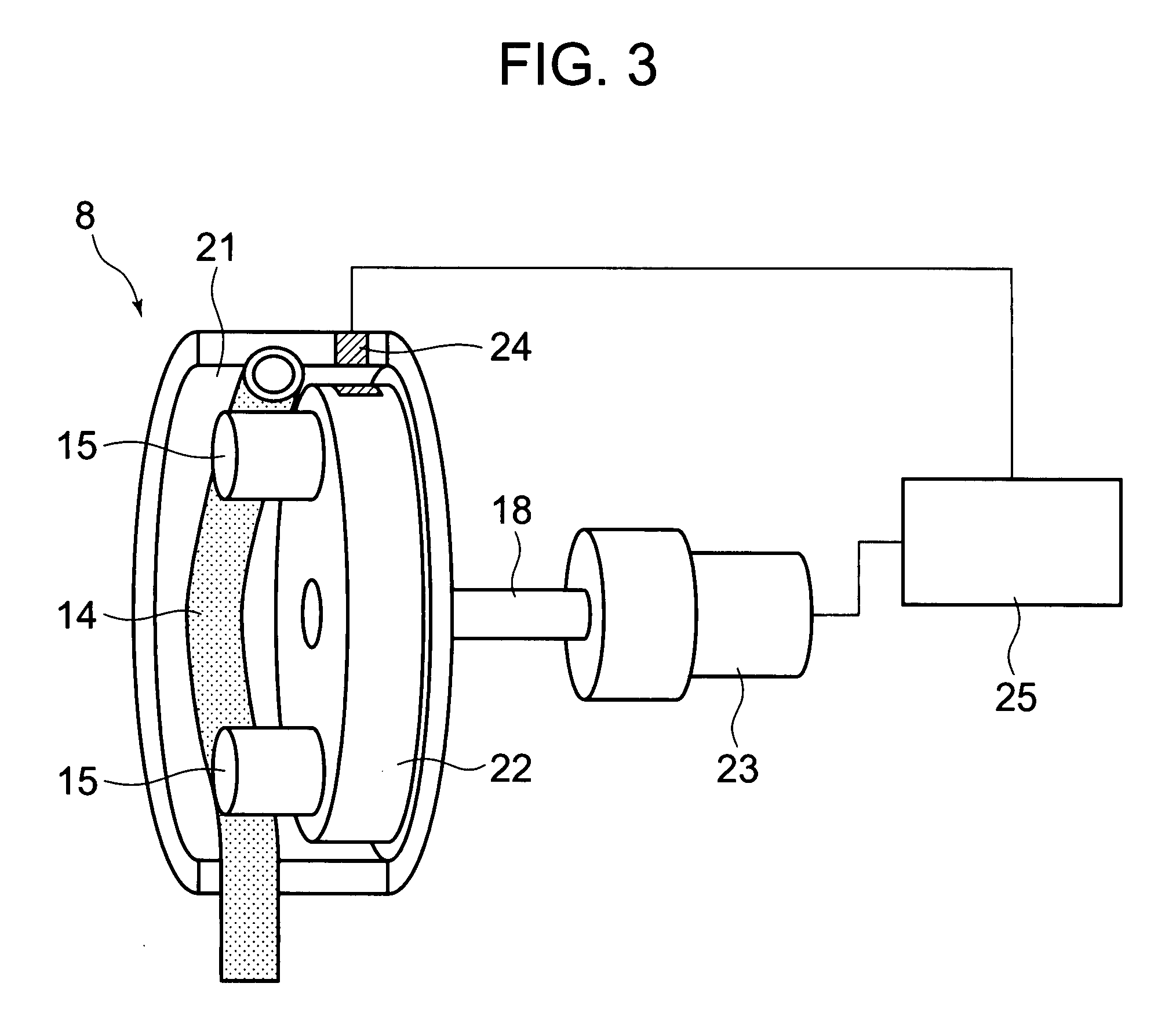 Tube Pump, Ink Jet Recording Device, and Ink Feeding Method