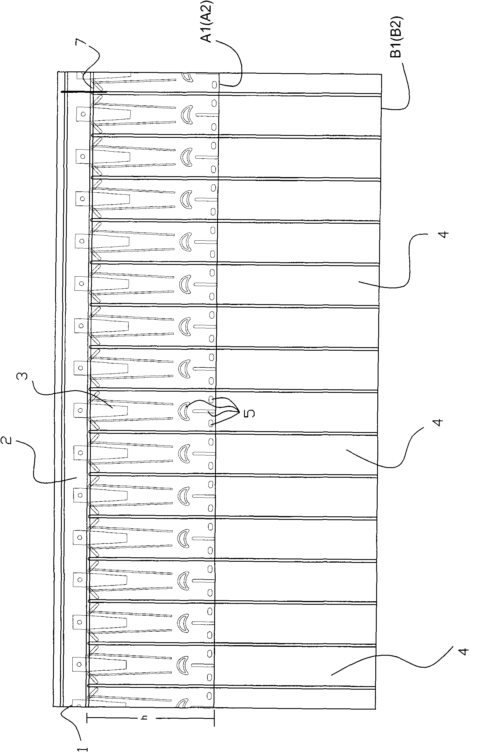 Air package device with transverse air valve and use method thereof