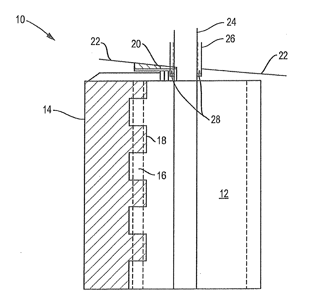 Spring-loaded geared flap structure