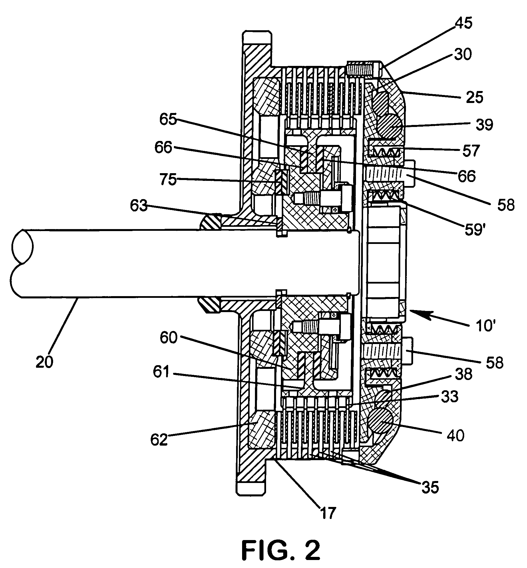 Centrifugal clutch and cover mount assembly therefor