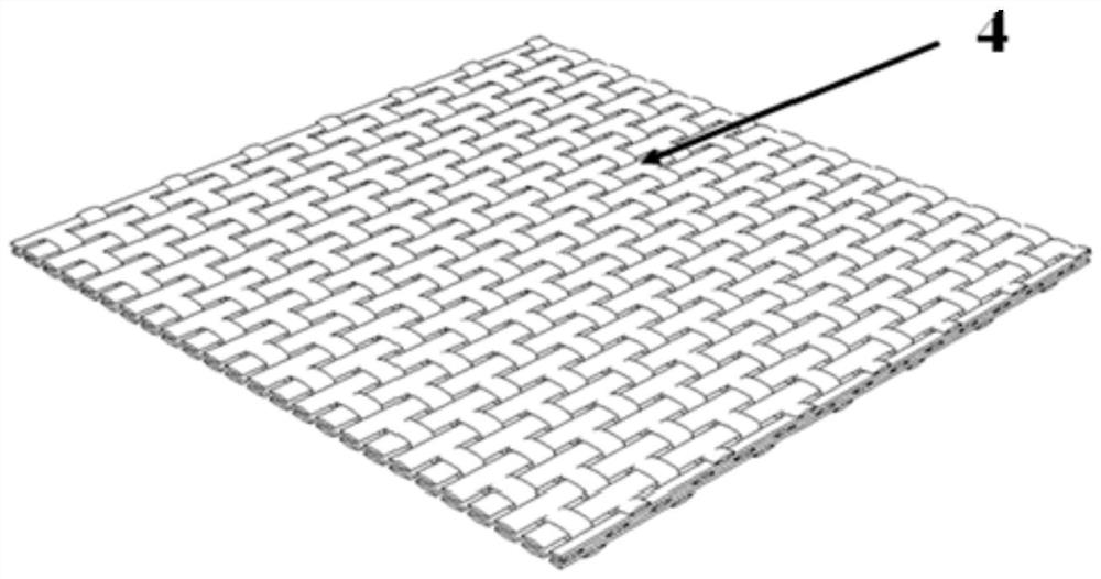 Impact-resistant composite structure based on UHMWPE (ultra high molecular weight polyethylene fiber) secondary mixed weaving