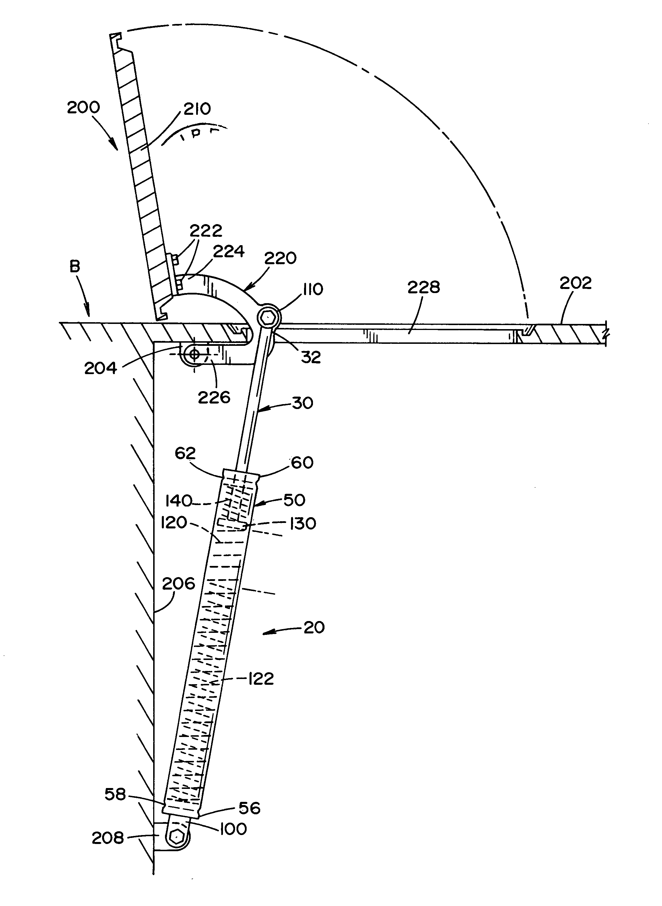 Non-linear spring system