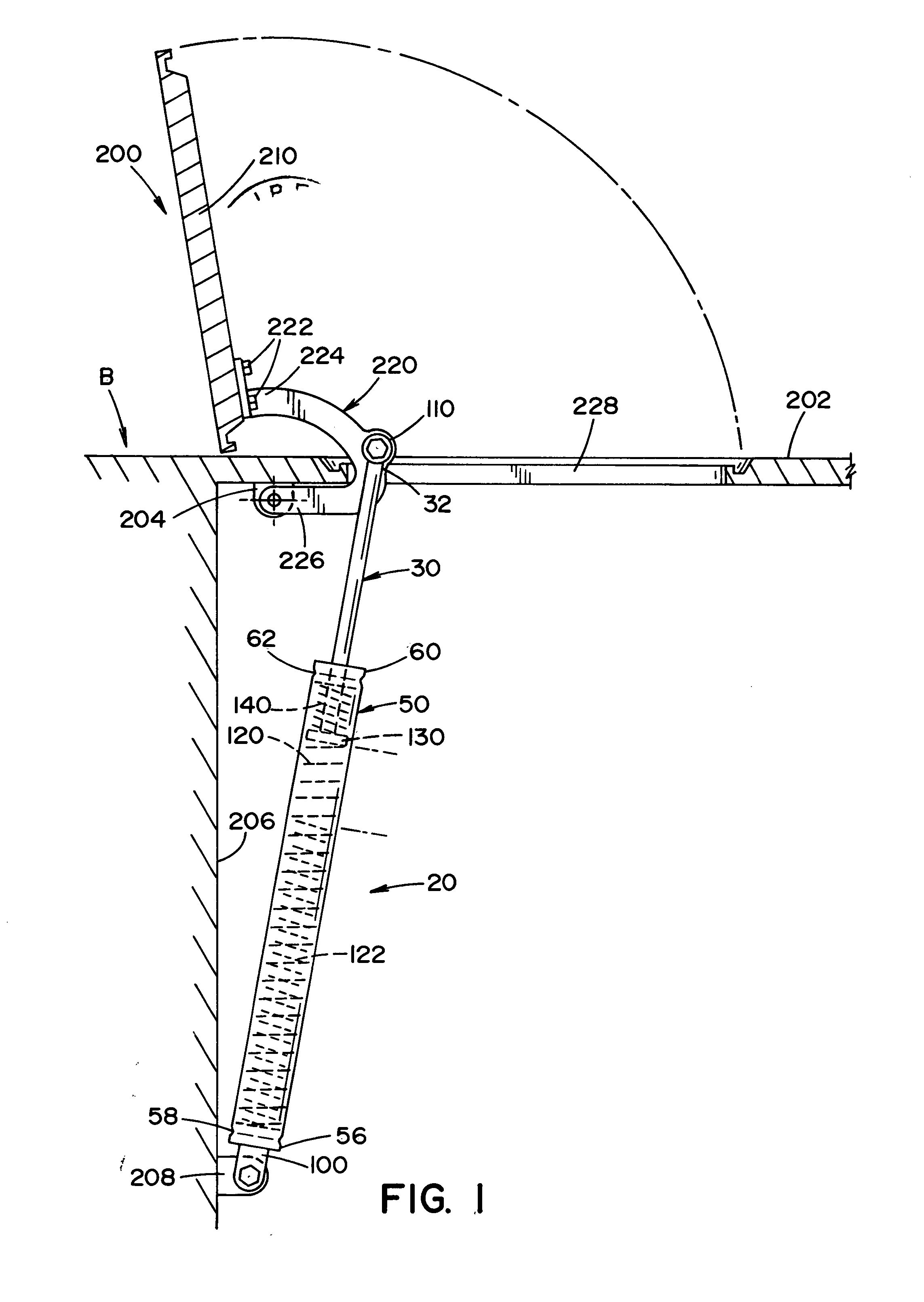 Non-linear spring system