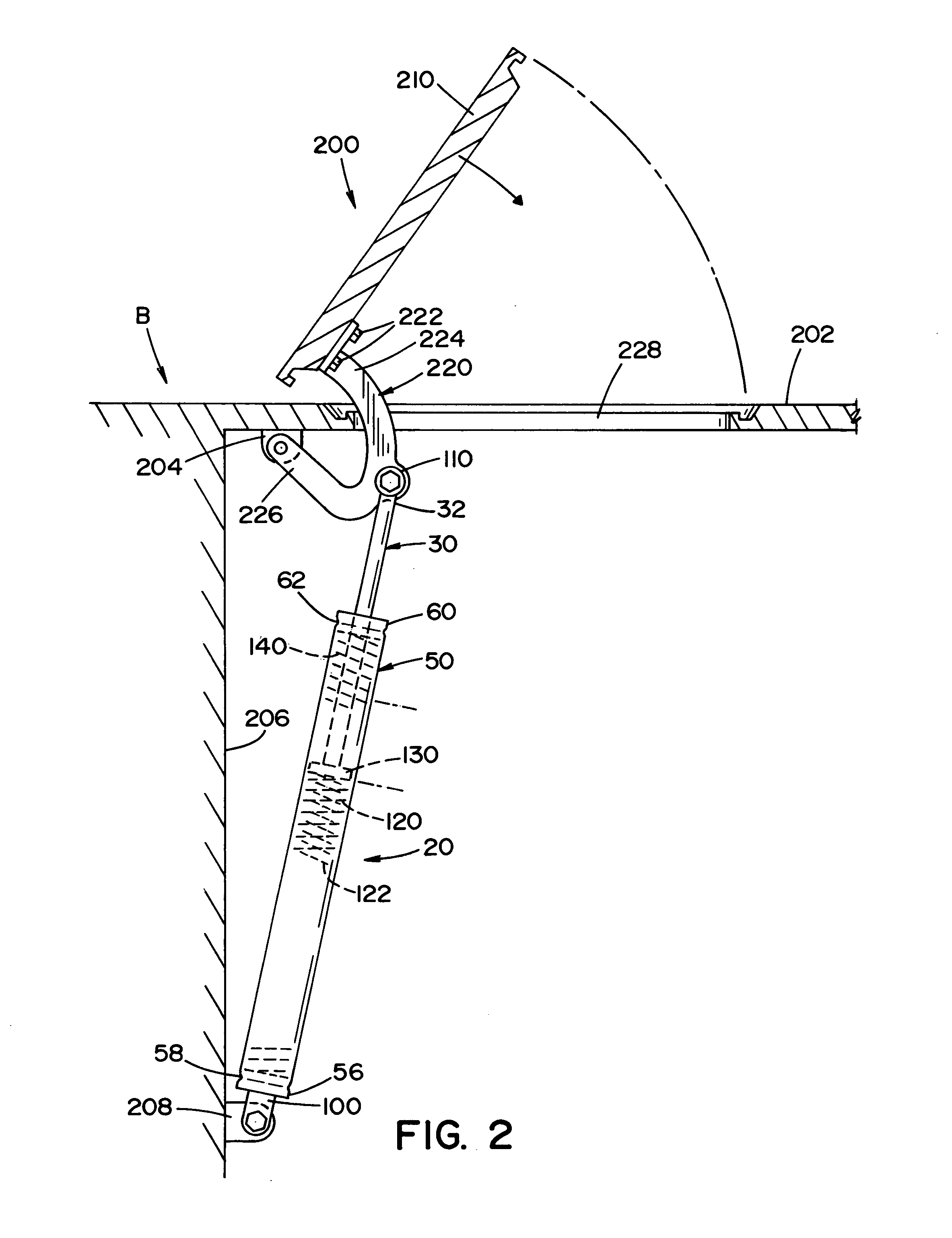 Non-linear spring system