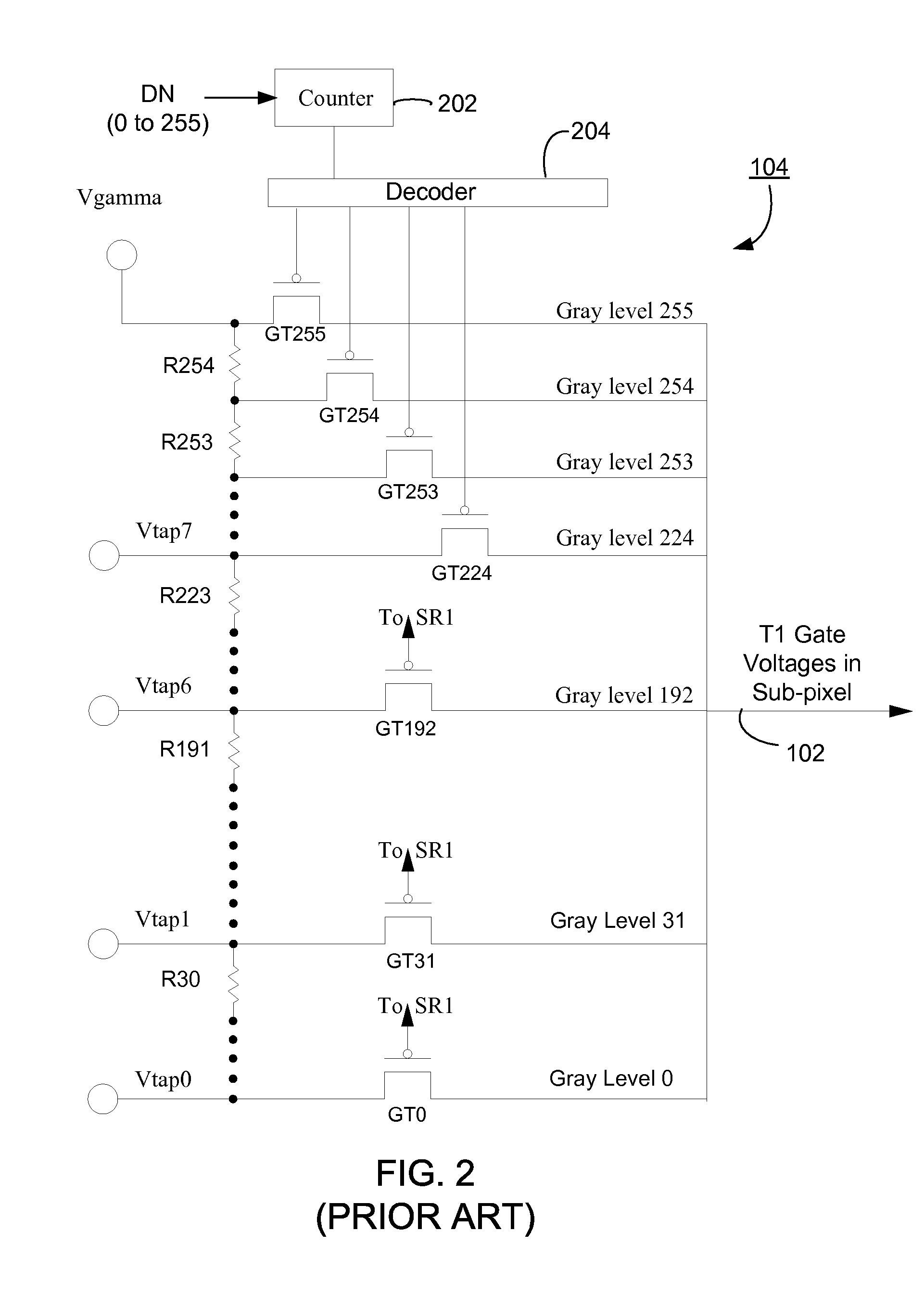 Emission control in aged active matrix OLED display using voltage ratio or current ratio
