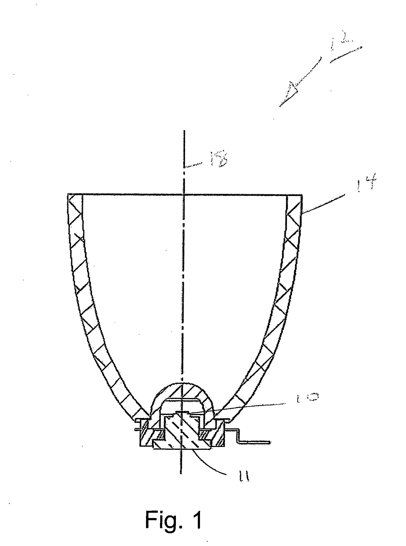 Apparatus and method for improved illumination area fill