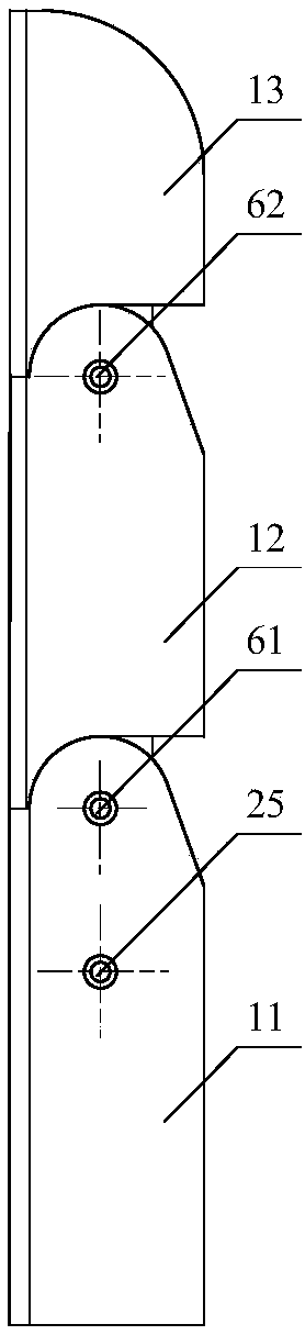 Shaft-moving helical synchrolocking adaptive robotic finger device