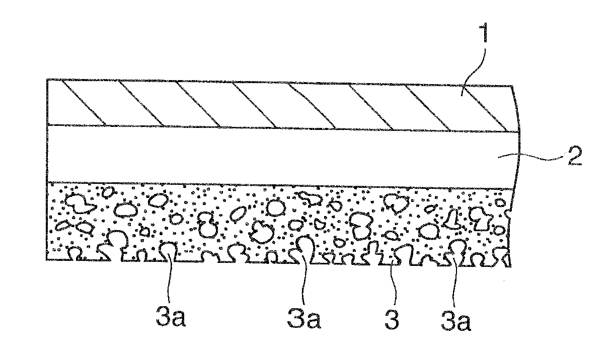 One way vision film for ink jet printing, printing film, and method for producing them