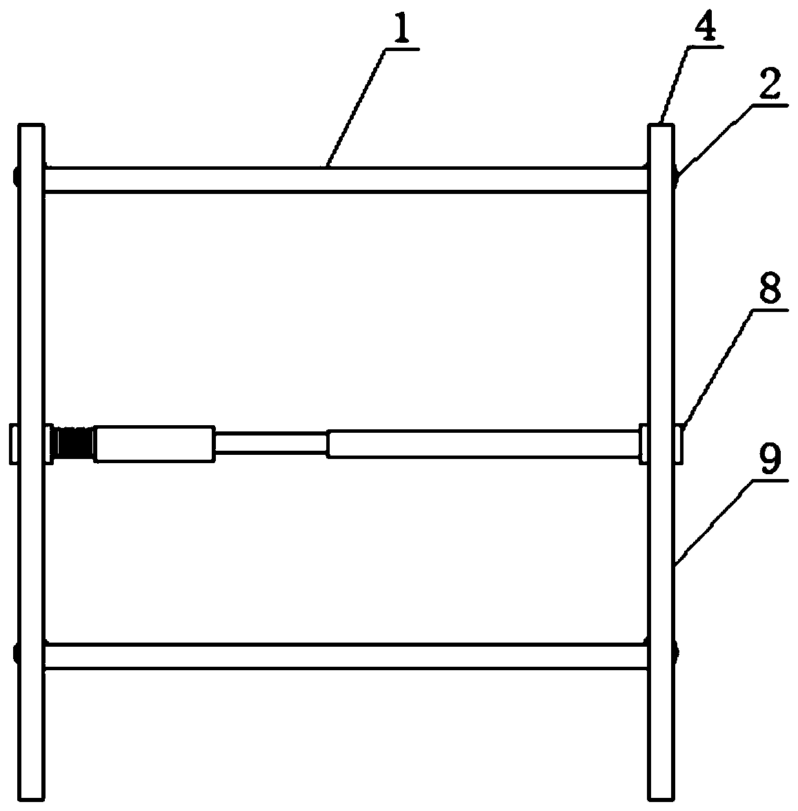 Scaffold for housing construction