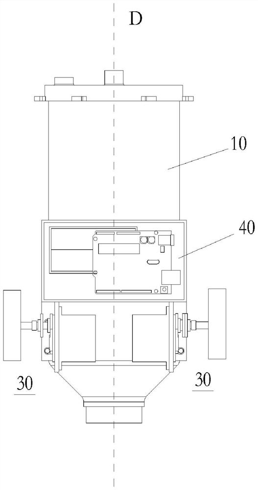 Frog rear leg posture imitating regulation and control device, jumping robot and posture regulation and control method